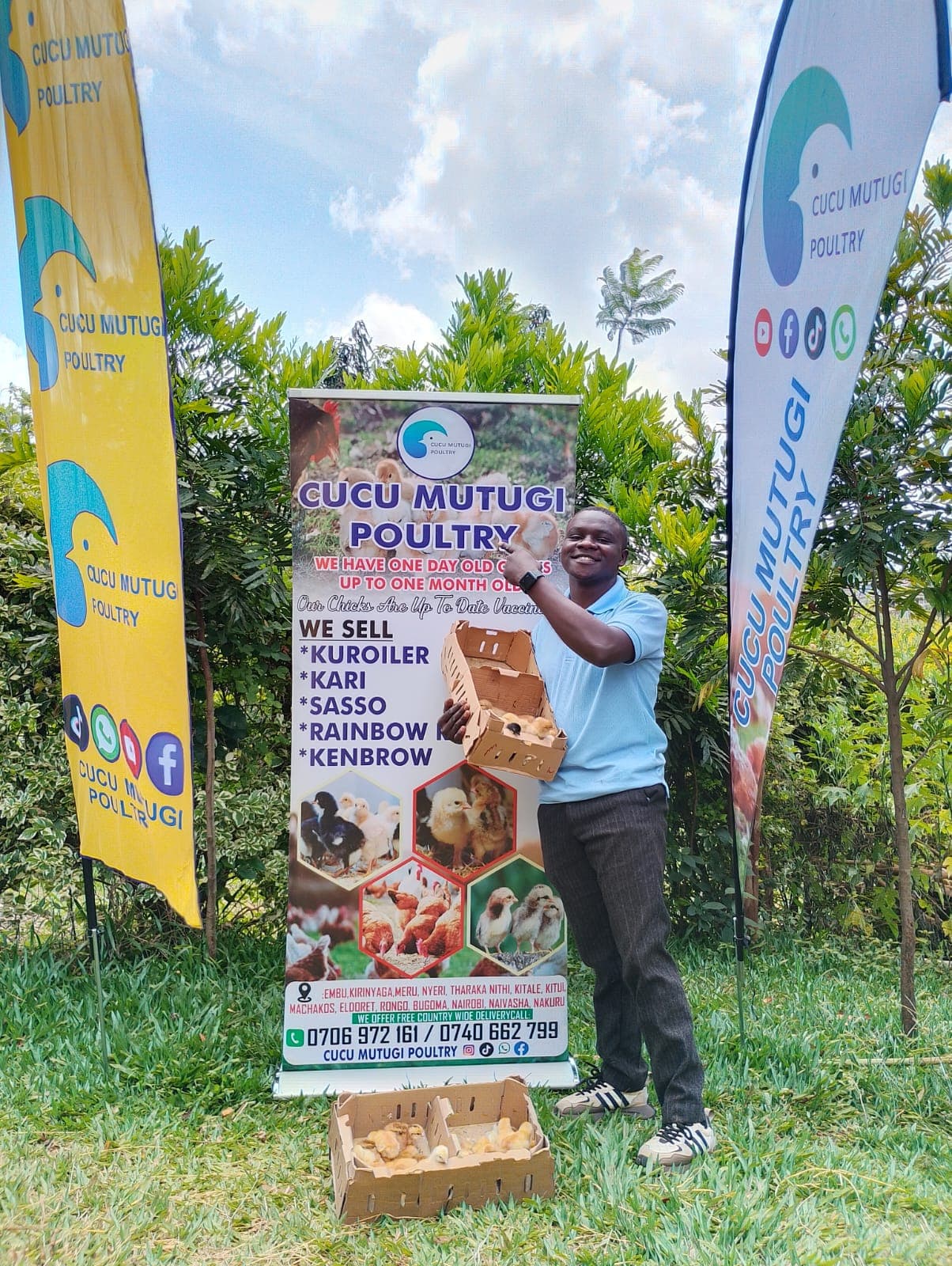 Cucu Mutugi Exhibition Banner & Stand