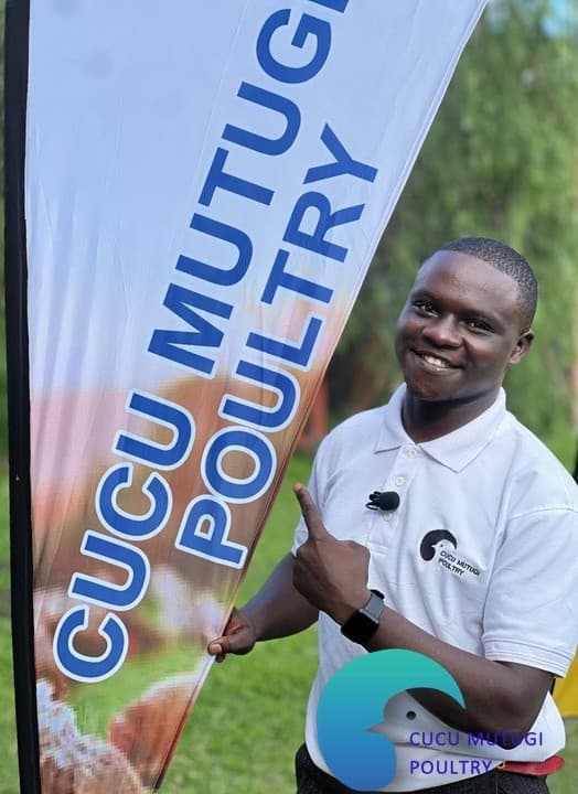 Owner with Cucu Mutugi flag